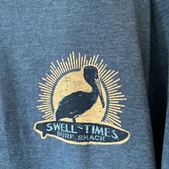 I ZOD Short Sleeve Swell Times Pelican Graphic T-Shirt XL - Picture 3 of 6
